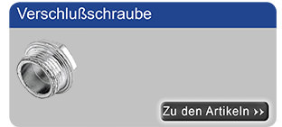 Verschlußschraube für Druckluftgeräte und Kompressor-Anlagen